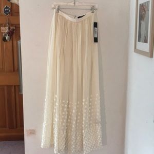 Badgley Mischka maxi skirt
